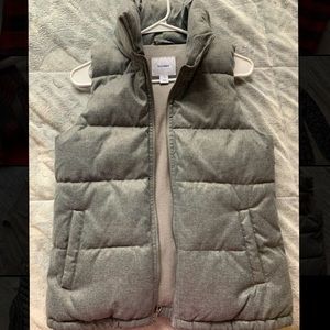Old Navy Gray Puffer Vest